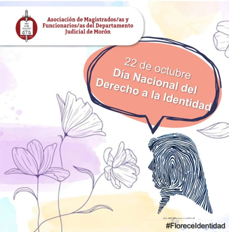 22 De Octubre- Día Nacional Del Derecho A La Identidad – Asociación De ...