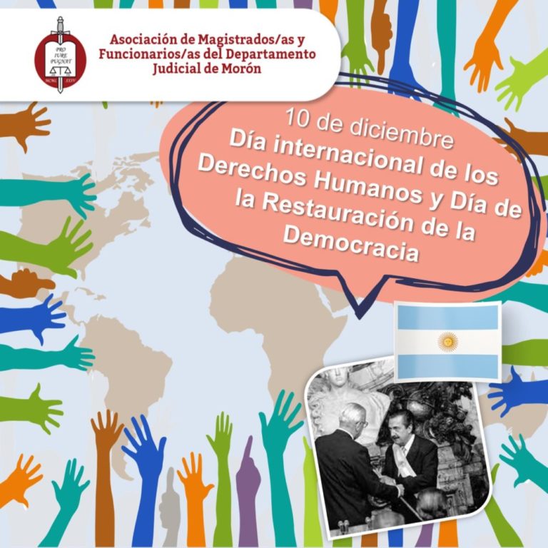 10 de diciembre Día internacional de los Derechos Humanos y Día de la