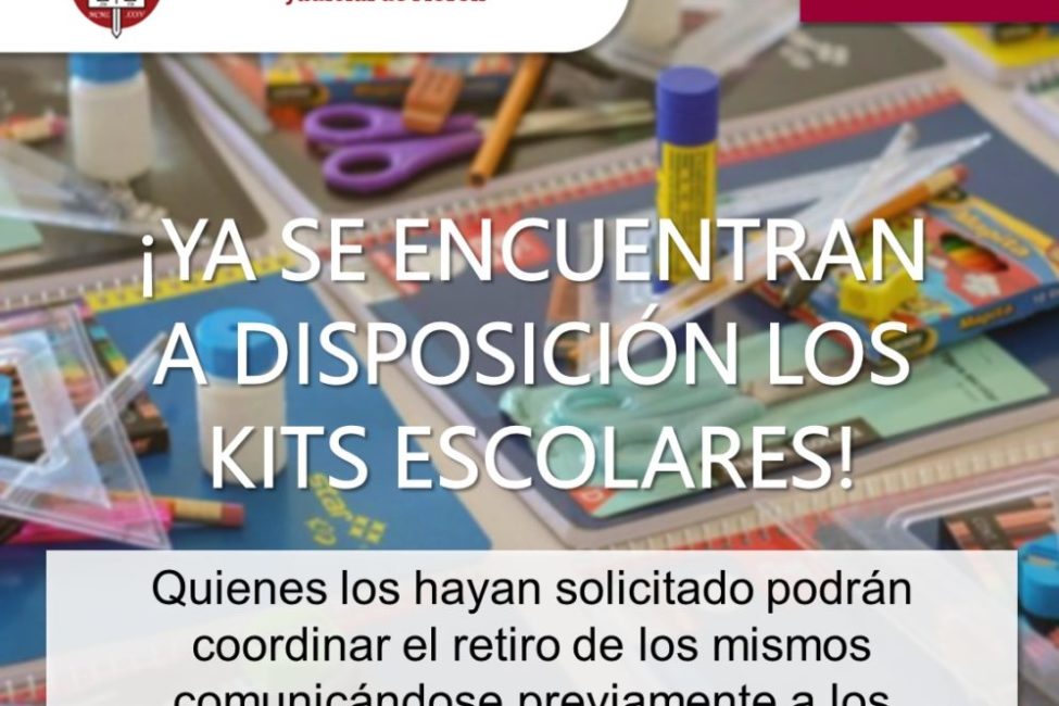 entrega de utiles moron