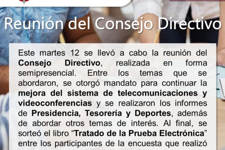 Reunion de cd moron abril