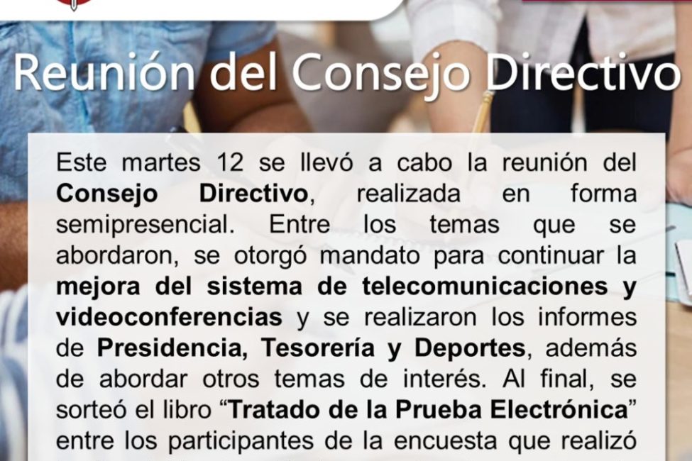 Reunion de cd moron abril